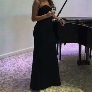 Black bridesmaid dress